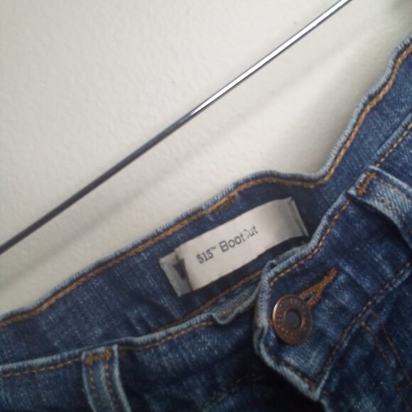 Levis 515 Boot Cut Jeans 10 S Women Blue - Picture 7 of 16